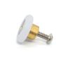 SBTRKT 4pcs Shower Room Pulley Bathroom Sliding Glass Door Wheels Nylon Copper Roller Nylon Outer Belt Screw Sliding Door Wheel Part (Size : 23mm) view 1