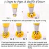 Cake Piping Tips Cake Piping Tips Stainless Steel 31pcs Cake Decorating Baking Supplies Kit Piping Nozzles Flower Shaped Cake Nozzles Set Portable view 3