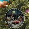1950s Christmas Valley Christmas Tree Ornament/Rear View Mirror Hanging Ornament - Car Mirror Hanging Accessories view 2
