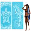 2 Pack Turkish Beach Towel Quick Dry Absorbent Cotton Lightweight Thin Bathroom Bath Pool Swim Towels Extra Large Oversized Sand Free Towel Beach Accessories Essentials Stuff Cloud Adults Gift view 1