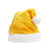 Christmas Hat, Santa Hat, Xmas Holiday Hat for Adults, Unisex Adult Santa Claus Hats for Women Yellow view 1