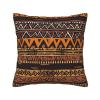 BTCOWZRV Corduroy Throw Pillow Cover 20"X20" Square Decorative Pillowcase African Mud Cloth Tribal Double-Sided Print Cushion Covers for Couch Bed Sofa Living Room view 1