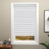 Changshade Blackout Shades No Drill Window Blinds Home French Door Bedroom, Room Darkening Cellular Blind 1 Inch Bedroom Bathroom Black Out Without Drilling, Shade Size 41" Width72" Height, White view 1