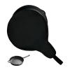 EATAKWARD Cast Iron Camping Skillet Bag for 8'' 10'' 12'' Skillets, Skillet Pan Storage Bag Water Resistant Frying Pan Bag with Hanging Loop, Lightweight Skillet Bag for Camping Outdoors,1pcs view 1