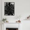SIGNLEADER Metal Wall Art Decor Tropical Leaf Minimalist Modern Abstract Wall Sculpture Hangings Home Decoration for Living Room, Bedroom, Bathroom, Kitchen, Outdoor - 24" Black view 3
