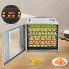 10 Tray Food Dehydrator Machine for Food and Jerky, Digital Adjustable 24H Timer, Temperature Control Large Capacity, for Meat, Vegetables and Fruits 1000W view 2