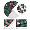 ALAZA Pine Tree Socks Merry Christmas Christmas Tree Skirt Decoration for Merry Christmas Party Decorations Holiday Xmas 35.4 Inches view 2