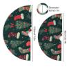 ALAZA Pine Tree Socks Merry Christmas Christmas Tree Skirt Decoration for Merry Christmas Party Decorations Holiday Xmas 35.4 Inches view 3