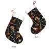 WURTON Christmas Stocking Guitars Print Xmas Stockings for Party Decor Family Holiday Hanging Stockings view 3