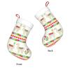 WURTON Christmas Stocking Llama and Cactus Print Xmas Stockings for Party Decor Family Holiday Hanging Stockings view 3