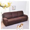 1/2/3 Seater Recliner Sofa Seat Covers Fabric Stretchy 4/6/8-Pieces Couch Slipcover Armchair Cover Non-Slip Furniture Protector, Elastic Spandex Soft Recliner Chair Protectors with Side Pocket ( Color view 1