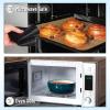 BTaT Silicone Trivet Mats, 2 Pack - Black Round Silicone Trivets for Hot Pots, Pans & Dishes view 3