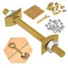 Countertop Connector Bolts,Table Top Fasteners,Joint Drawbolt Pack,Miter Draw and Zipbolt,Butcher Block, Bed Connecting Kit & Furniture (5/16" x 2-3/8" (10PCS)) view 1