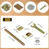 Countertop Connector Bolts,Table Top Fasteners,Joint Drawbolt Pack,Miter Draw and Zipbolt,Butcher Block, Bed Connecting Kit & Furniture (5/16" x 2-3/8" (10PCS)) view 2