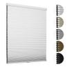 HOTSOON Blackout 1.5" Cell Honeycomb Blinds for Windows Cordless Cellular Shades Hidden Mounting Room Darkening for Home, Office, White, 38" W x 86" H view 1
