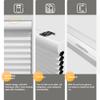 HOTSOON Blackout 1.5" Cell Honeycomb Blinds for Windows Cordless Cellular Shades Hidden Mounting Room Darkening for Home, Office, White, 38" W x 86" H view 2