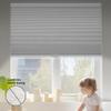 HOTSOON Blackout 1.5" Cell Honeycomb Blinds for Windows Cordless Cellular Shades Hidden Mounting Room Darkening for Home, Office, White, 38" W x 86" H view 3