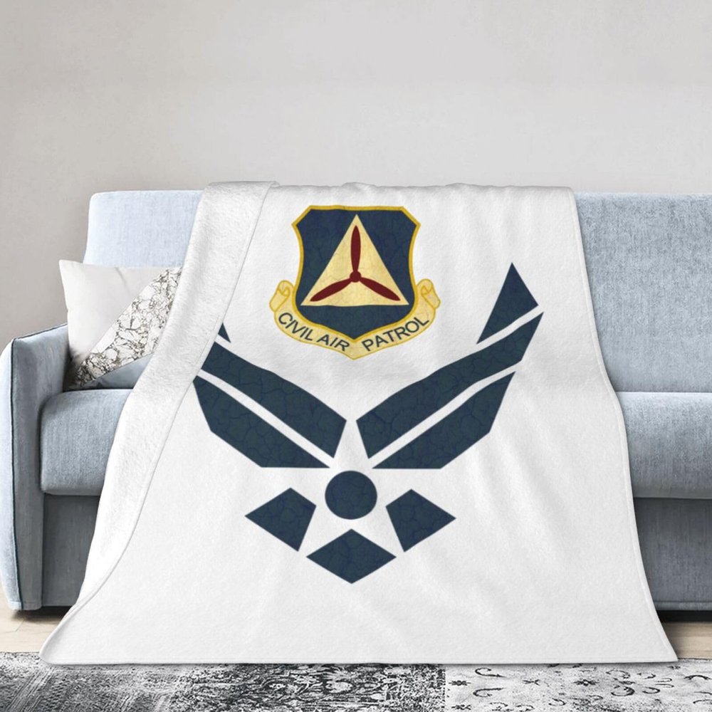 Air Force Civil Air Patrol Blanket Sofa Bedding Ultra-Soft Micro Fleece Blanket 60"x50"