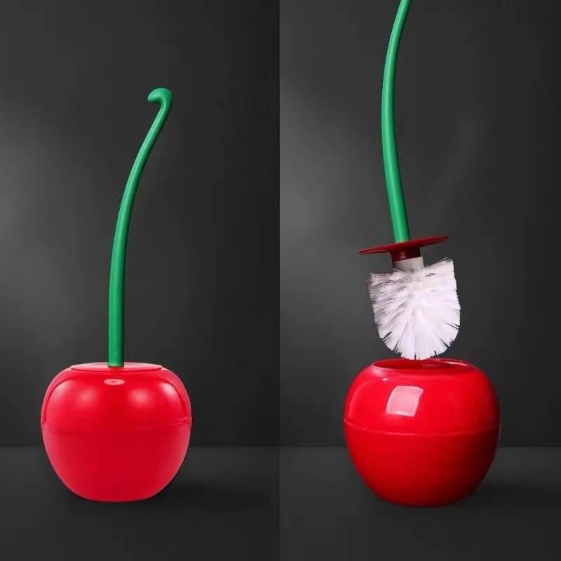 ASKMAN Household Toilet Brush, Cherry Toilet Brush, Cleaning Brush, Toilet Brush