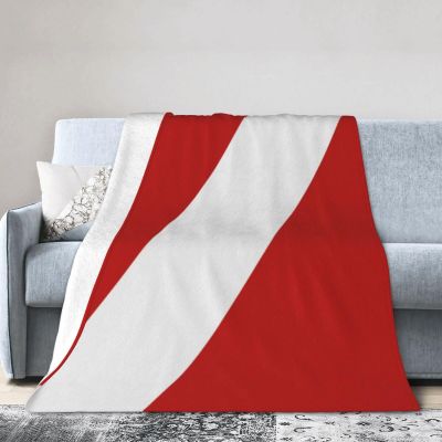 Scuba Diving Deep Dive Flag Blanket Sofa Bedding Ultra-Soft Micro Fleece Blanket 80"x60"