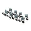 SBTRKT Zinc Alloy Double Shower Door Roller Wheel Runner/Pulleys/Rollers/Wheels Bearing Diameter 19mm/20mm/23mm/25mm/27mm (Color : 4pcs Upper Part, Size : 27mm) view 1