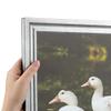 ArtToFrames 12x14 Inch Silver Picture Frame, This 1.25 Inch Custom MDF Poster Frame is Muted Cold Silver - Comes with Foam Backing 3/16 inch and Regular Glass (FBPLBW275-1621-12x14) view 3