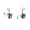 SBTRKT 4pcs-8pcs/set Shower Rooms Cabins Pulley/Shower Room Roller/Runners/Wheels/Pulleys Diameter 20mm/22mm/23mm/25mm/27mm (Color : 2 Upper 2 Lower, Size : 20MM_6MM) view 4