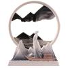 Fodalob Creative Rotating Hourglass Deep Sea Sandscape Ornaments Home Entrance Living Room TV Cabinet Crafts Wine Cooler Decorations - 12inch view 1