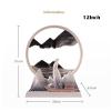 Fodalob Creative Rotating Hourglass Deep Sea Sandscape Ornaments Home Entrance Living Room TV Cabinet Crafts Wine Cooler Decorations - 12inch view 3