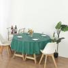 Evershine 24 Pack 84" Hunter Green Round Heavy Duty Plastic Table Covers Tablecloth (Reusable) (Round 84", Hunter Green) view 4