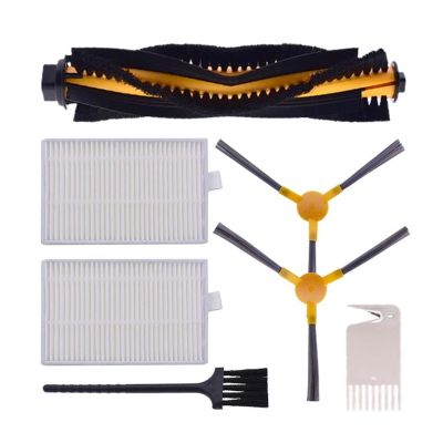 Lipski Main Side Brush Mop Main Filter, Compatible for LIECTROUX C30B XR500 E30/Compatible for Proscenic 800T 820S VT-5555 VT-5556 Vacuum Cleaner (Color : 7pcs Combo Kit)