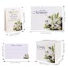 Customoffi Funeral Guest Book Set for Memorial Service  Complete Celebration of Life Guest Book Set with Memory Cards, Pen & Keepsake Box for Funeral Memory Table view 2