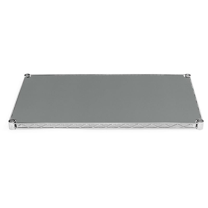 Shelving Inc. 10" d x 24" w Wire Shelf Liners, Gray, 4 Count