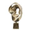CC Home Furnishings Abstract Aluminum Sculpture - 24.5" - Gold view 3