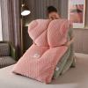 XHCTNN Quilt King Size Sherpa Full Size - Warm Thickened Lambswool Comforter Core - Winter Double Sided Fluffy Lamb Fleece Quilt Blanket(D,200 * 230cm/4.5kg) view 1