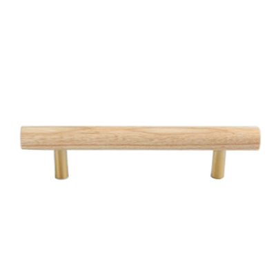 wood handle,wardrobe handles, Furniture Dresser Knobs Cupboard Door Handle for Kitchen Drawer Wardrobe Solid Modern Hardware Pull Bathroom Pulls,Fraxinus mandshurica (Hole Distance 96mm) ( Size : Hole