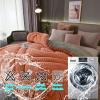 XHCTNN Quilt King Size Sherpa Full Size - Warm Thickened Lambswool Comforter Core - Winter Double Sided Fluffy Lamb Fleece Quilt Blanket(B,200 * 230cm/4.5kg) view 4