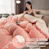 XHCTNN Warm Thickened Lambswool Comforter Core, Soft Warmth Quilt Blanket Sherpa Winter King Full Size Fluffy Double Sided Lamb Fleece Comforter Core(C,200 * 230cm/4.0kg) view 2