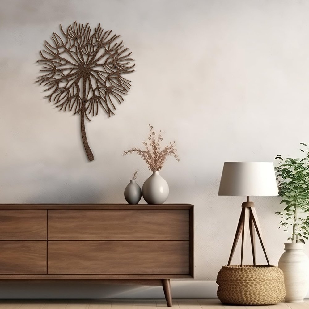 SIGNLEADER Metal Wall Art Decor Birch Tree Minimalist Modern Abstract Wall Sculpture Hangings Home Decoration for Living Room, Bedroom, Bathroom, Kitchen, Outdoor - 36" Bronze