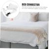 jojofuny 3pcs Twin Bed Connector Belt Mattress Strap Twin Bed Converter for Guest Rooms view 4