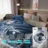 XHCTNN Quilt King Size Sherpa Full Size - Warm Thickened Lambswool Comforter Core - Winter Double Sided Fluffy Lamb Fleece Quilt Blanket(H,180 * 220cm/3.5kg) view 4