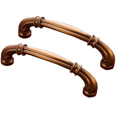 DubMag Wood Handle,Wardrobe Handles,2 pcs Knobs Cabinet Drawer Pull Wooden Cabinet Door Handle, Home Kitchen Door Knobs Pulls Knob Furniture Handle (Color : Coffee, Size : Hole Centers 96 mm)