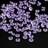 PATIKIL 1000 Pieces Acrylic Diamonds Vase Fillers Plastic 10mm Fake Crystals Gems Wedding Table Scattering Diamond for Wedding Decor Bridal Shower Party Photography Props, Purple view 3