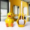 RUTAVM Toilet Brush Duck Toilet Brushes Resin Long Handle Toilet Brush Floor-Standing Bathroom Toilet Bowl Brush Cleaning Brush Toilet for Bathroom view 4