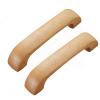 DubMag Wood Handle,Wardrobe Handles,2 Pack Cabinet Pulls Wood Cupboard Knob Handles Drawer Pull for Furniture Drawers Kitchen Bedroom Bathroom Knobs(Hole Distance: 128mm) (Size : Hole Distance: 96mm) view 1