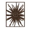 SIGNLEADER Metal Wall Art Decor Bronze Tropical Leaf Minimalist Modern Abstract Wall Sculpture Hangings Home Decoration for Living Room, Bedroom, Bathroom, Kitchen, Outdoor - 24" Bronze view 1