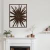 SIGNLEADER Metal Wall Art Decor Bronze Tropical Leaf Minimalist Modern Abstract Wall Sculpture Hangings Home Decoration for Living Room, Bedroom, Bathroom, Kitchen, Outdoor - 24" Bronze view 3