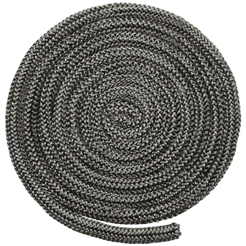 Stove Door Gasket Sello De Cuerda De Fibra De Vidrio para Estufa Negra, Cuerda De Fuego, Estufa De Lea, Quemador De Troncos, Sello De Puerta, Cuerda De Sellado Ignfuga De Alta Temperatura, 6mm, 8mm