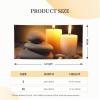 Candles and Stone Print Party Banner Funny Christmas Banner Birthday Banner Backdrop Large Outdoor Banner Photography Background Xmas Party Decor for Garden Holiday Party Supplies view 3