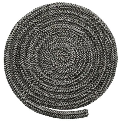 Stove Door Gasket Sello De Cuerda De Fibra De Vidrio para Estufa Negra, Cuerda De Fuego, Estufa De Lea, Quemador De Troncos, Sello De Puerta, Cuerda De Sellado Ignfuga De Alta Temperatura, 6mm, 8mm